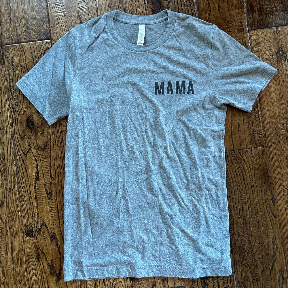 MAMA T-shirt Sport Grey Size Small